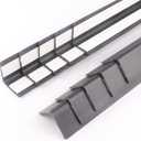 Black Self Adhesive Wall Corner Protector 10 Pcs PVC Corner Guards Edge Protector for Wall, Furniture Corner, Door Easy to Install for Baby