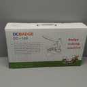 DCBADGE Button Maker Machine, Pin Maker Machine Kit (3rd Gen) Installation-Free DIY, Badge Maker Button Press Machine with Free Button Parts & Circle Cutter & Wrench Gadget (Green, 58mm（2.25in）)