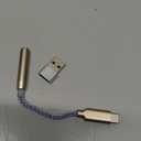 Hi-Res Lossless Music USB C to 3.5 mm Audio Adapter with DAC Chip CX31993 & AMP Chip MAX97220 CT6 Pro HiFi 32bit 384KHz Dongle Headphone Amp USB C DAC Compatible with iPhone 16 & All Type C Phone