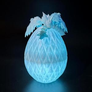 3D Printed Flying Dragon Egg - Winged Dragon in Diamond Eggs, Flexible Crystal Animal Inside, Mystery 3D Gift, Desk Decoration, Fidget Toy (Glow in The Dark Blue) 3D Printed Flying Dragon Egg - Winged Dragon in Diamond Eggs, Flexible Crystal Animal Inside, Mystery 3D Gift, Desk Decoration, Fidget Toy (Glow in The Dark Blue)
