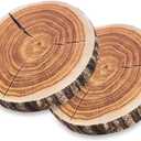 HYSEAS Decorative Round Throw Pillow, 3D Digital Print Comfortable Kids Funny Cute Wood Log Pillow Circle Seating Floor Cushion for Home, Couch, Sofa, Bedroom, Living Room Decor, Stump, 2 Pack