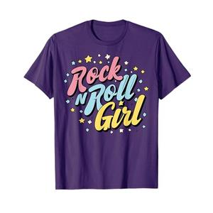 Rock 'n' Roll Girl Darla Purple T-Shirt 3XL