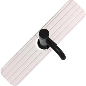 17inch x 4inch Kitchen Sink Faucet Mat, Water Absorbing Stone Faucet Splash Guard for Bathroom Counter, Quick Drying Diatomite Tray for Kitchen Sink, White