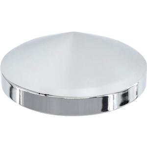 Chrome Steel Pointed Rear Hub Cap 8" ID