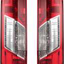 OKLPF Rear Brake Tail Lights Compatible With 2015-2025 Ford Transit
