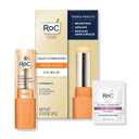 RoC Multi Correxion Revive + Glow Eye Balm with Vitamin C (0.14 oz) + Retinol Eye Cream Packette