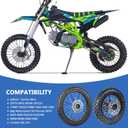 2.50-14 60/100-14 Front 3.00-12 80/100-12 Rear Rim Wheel Tires With 12-15mm Bearing for 50cc 90cc 110cc 125cc SSR125 TTR110 PW80 CRF70 KLX110 Apollo TaoTao DB14 Coolster Pit Bike Motorcycle