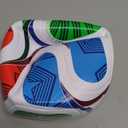 Adidas Unisex-Adult World Cup Soccer Ball, White/ Team Royal Blue/ Solar Blue/ Power Red, 4