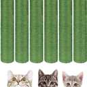BNOSDM 6 Pack M8 15x2.75 Cat Tree Scratching Post Replacement Parts for Indoor Cats Tower Rope Scratch Poles Refill Sisal Pole Part for Refurbishment Accessories Spare Green