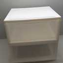 IRIS USA 47 Qt. Plastic Drawer Storage Organizer Stacking Drawers, 2-Pack, Stackable Unit with Sliding Drawer for Clothes Bedroom Kitchen Under Sink Pantry Craft Room Bathroom Dorm Office, White