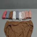 Hanes womens High-waisted Brief Panties, 10-pack, Moisture-wicking Cotton Brief Underwear (Colors May Vary), M