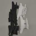 BAHABY Hair Clips for Styling Sectioning 11 Pack Black White Butterfly Clamps Hair Claw Clips Pro Salon Hair Clips for Styling, Sectioning, Cutting and Coloring