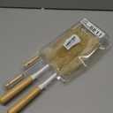 ALINK 5-Pack Bottle Brush Cleaner - Extra Long Bamboo Handle Water Bottle Straw Cleaning Brush for Washing Narrow Neck Beer Wine Decanter, Sports Bottle, Thermos, Flask, Jug