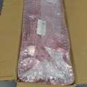 Ciaell 24 Pack Pink Plastic Champagne Flutes - Pink 6 Oz Disposable Champagne Glasses - Square Plastic Toasting Glasses for Party Birthday Anniversary Wedding & Easter