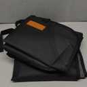 SMART ELF Car Seat Protector, 2Pack Seat Protector Protect Child Seats with Thickest Padding and Non-Slip Backing Mesh Pockets for Baby and Pet,Sedan SUV Truck (Black) (2PS)