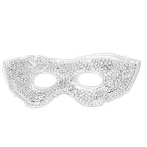 Eye See Gel Eye Mask, White - Cold Compress Ice Pack with Gel Beads - Microwave Safe for Heat Therapy - Great for Puffy Eyes, Dark Circles, Dry Eyes, Soothing Headaches