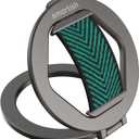 Smartish MagSafe Grip Kickstand - Quickstand - Magnetic Cell Phone Finger Loop Grip - [Dual-Sided Magnets] Ring Holder Mount w/MagSafe Adapter Kit for Apple iPhone Accessories - So Jaded