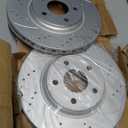 Front Brake Kit Compatible with Chevrolet Cobalt HHR Malibu Pontiac G6 Saturn Ion Redline Replacement 11.65" inch Disc Brake Rotors, 55093 D1028-7932 | Geomet Coated