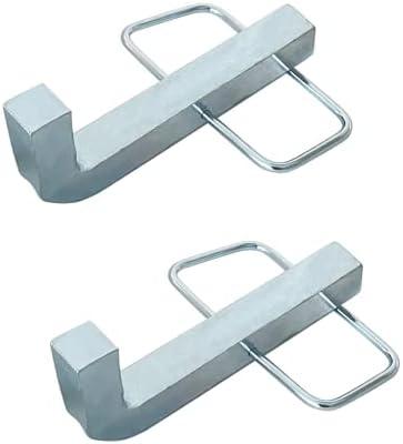 Lusheer Snap L-Pins for Equalizer Hitch Pins, Equalizer Pins Made of Heavy Duty Steel,2 Pack L-Pins, Snap Clips - Minimize Weight Distribution Hitch Noise