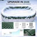 16 x 32 FT Oval Winter Pool Cover 500D Extra Thick Above Ground Pool Cover