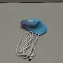 Vassink Ergonomic Wireless Rechargeable Mouse, USB A+Type C(2in 1) Connection, 800/1200/1600 DPI, 6 Buttons, 2.4GHz Carpal Tunnel Vertical Mice, for Laptop, Desktop,MacBook Purple Gradient Green