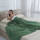 bearberry Super Soft Fluffy Throw Blanket Lightweight Cozy Warm Bed Blankets for Couch Bed Sofa All Season (Avocado Green, 60”x80”)