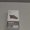 pack all 3 Pcs Water-resistant Material Zipper Pouch Set, Mesh Zipper Bags for Storage, Travel, Office (Gray) (Grey)