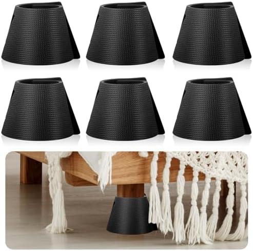 ReliThick 8 Pcs Bed Frame Leg Protectors Bed Frame Feet Covers Toe Bumpers Keep Your Toes from Hard Furniture Legs