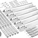 Hisencn Grill Replacement Parts for Charbroil Performance 463347519, 463347518 463377017, 463361017, 304 Stainless Steel Grill Parts for Char-Broil 463275517, 463376117, 463377117, 463376018P2