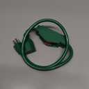 Extension Cord with Switch On/Off Waterproof Switch 6Ft No Plugging and Unplugging Invintage Stereo Devices Without Built-in Power Switch(6 FT) (Green)