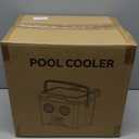 13.74 Qt Pool Cooler with Bluetooth Speaker, Play Music Loudly, Designed for Above Ground Pools, Cans Keep Cold for 1-3 Days, Poolside Ice Chest Accessories, Suitable for Poolside & Outdoor Parties