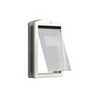 CAREMYWORLD Medium Dog Door for Door, UpgradeThicken, Suitable for Dogs Up to 40LBS, Doggy Door with Sliding Lock Panel and Magnetic Flap for Interior and Exterior Doors