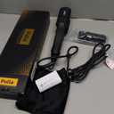 Pulla Hair Straightener and Crimper - 4 in 1 Tourmaline Ceramic Flat and Curling Iron for Hair Styling with Adjustable Temperature - Salon High Heat 320F - 430F for All Hair Types