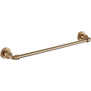 Industrial 24 Inch Towel Bar, Wall Mount Holder, Champagne Gold