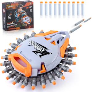 Shooting Game Toys for Boys Age 6 7 8 9 10+ Years Old, Kids Sports & Outdoor Games Toy Foam Blasters, 30 Consecutive Launches Shooting Shield with 40 Darts, Cool Toy Guns for Christmas Birthday Gift