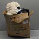 CHEERPALS Cat Cave Bed for Indoor Cats, Washable Covered Cat Bed Hooded Kitty Bed Soft Fluffy Pet Bed for Puppy and Small Dog(White)