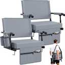 Sekey Stadium Seats with Back Support & Armrests, X-Large