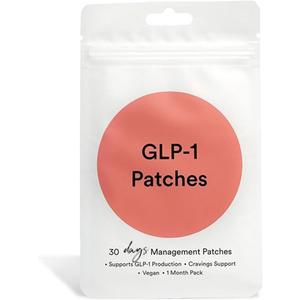 GLP-1 Patches with Berberine Extract, L-Glutamine & Vitamin B, Pack of 2 