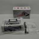 Vacuum Sealer Machine, 95kPa Food Sealer with Double Heat Seal for Dry/Moist Food, Easy-lock Handle, Built-in Bag Storage & Cutter, Progress Display, Removable Drip Tray, Silver