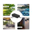 IP65 Waterproof Project Box, Outdoor Plastic Junction Box, Project Case for Garden Patio, Pack of 2, Black 7.13.5