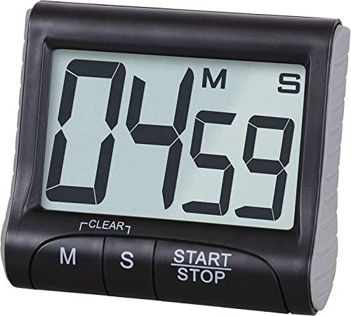 3" Large Display Kitchen Timer -Digital Timer Magnetic Back Loud Alarm On A Rope Countdown-Tanmalan