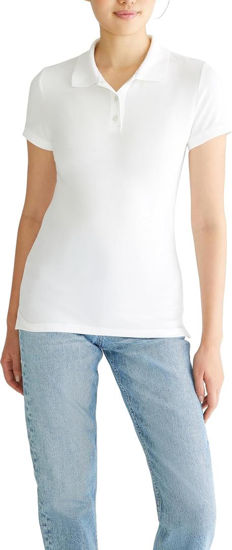 Aeropostale Women's Aero Uniform Polo Short Sleeve, Small