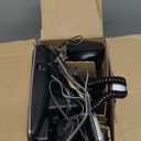 Panasonic Link2Cell Expandable Phone with Digital Answering System & Smart Call Blocker, One Corded Base Unit and Two Cordless Handsets Black - KX-TGF882B