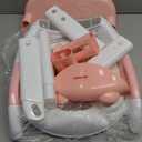 SKYROKU  Potty Training Seat with Step Stool Ladder, Potty Training Toilet for Kids Boys Girls Toddlers - Comfortable Safe Potty Seat with Anti-Slip Pads Ladder 8838-Pink