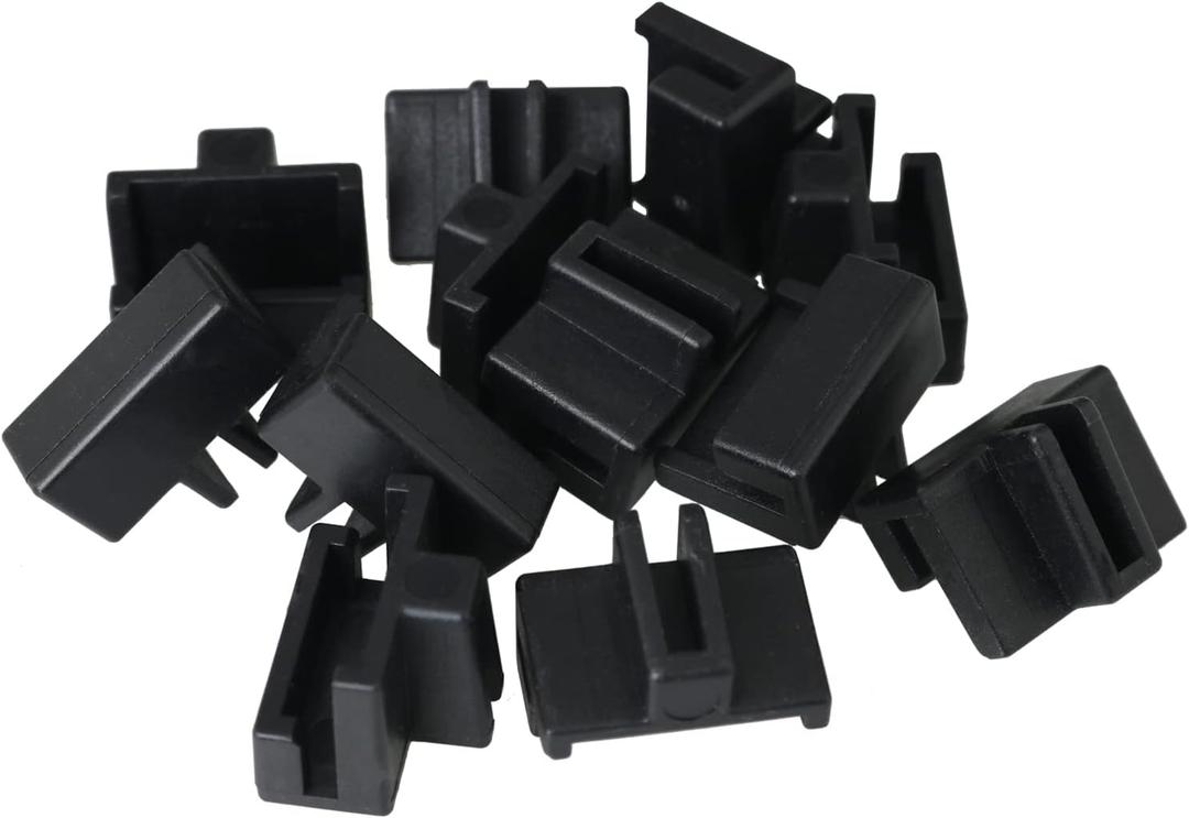 12PCS File Cabinet Rails Hanging File Rail Clips Specialty Storage Black File Folder Plastic Rail Clip Drawer Sides Black File Rails Hanging File Rail Clips