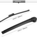 Replacement for 2018-2023 Volkswagen Tiguan Rear Windshield Wiper Blade and Arm Assembly