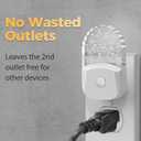 Night Lights Plug Into Wall [2 Pack], Color Changing Night Light for Kids, 8-Color RGB LED Nightlight with Dusk to Dawn Sensor for Bathroom Decor, Children Room, Gift