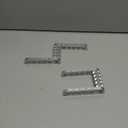 1 Pair Go Kart Racing Billet Pedal Extensions Extenders, Extra Long Aluminum (Grey)