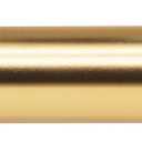 Modern Gold Curtain Rod for Windows 18 to 115 inch, 1 inch Adjustable Heavy Duty Decorative Outdoor Extra Long Curtain Rods Metal Drapery Rod for Large Windows Sliding Doors with Classic Cap Finial