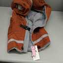 FUAMEY Dog Coat for Large Dogs,Waterproof Dog Winter Jacket with Harness Built in Puppy Cold Weather Coats Reflective Pet Vest with Zipper Warm Fleece Dogs Snowsuit Windproof Brown XXXL (XXXL (Chest: 43 In))